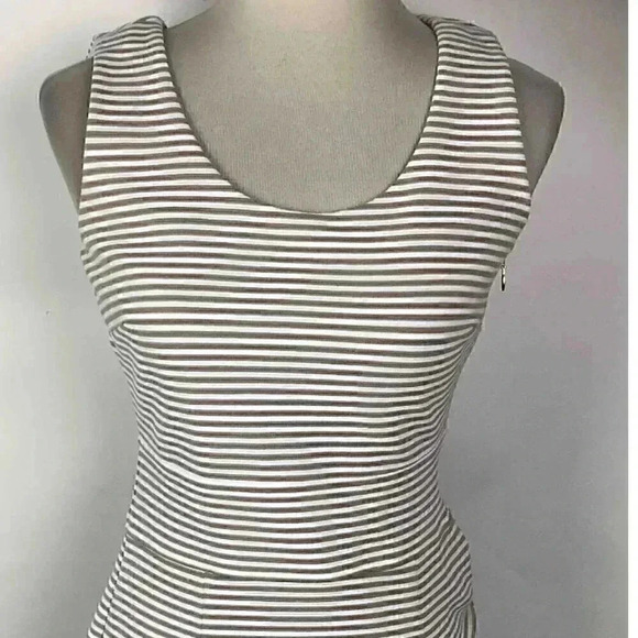 Banana Republic striped dress sz 6P - Picture 2 of 6